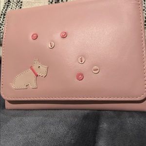 Pink leather Radley wallet